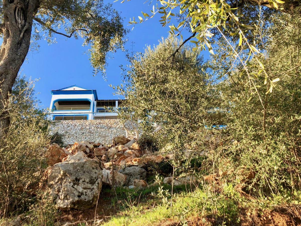 House Teigan Of Villa Intaba Breath Taking Sea Views Corfiot Riviera Corfu Island Greece With Pool Close To Ipsos Beach Pyrgi  Bagian luar foto