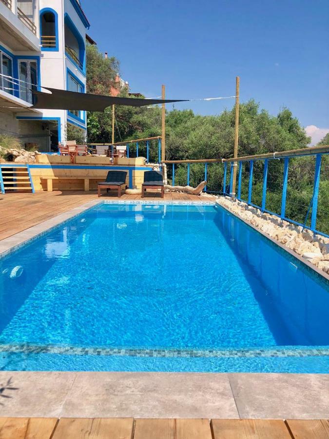 House Teigan Of Villa Intaba Breath Taking Sea Views Corfiot Riviera Corfu Island Greece With Pool Close To Ipsos Beach Pyrgi  Bagian luar foto